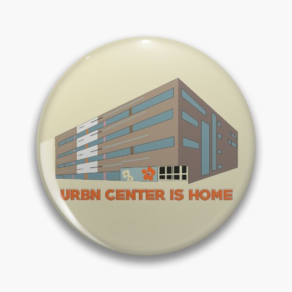 Item preview, URBN Center is Home (Philadelphia) - Simple Digital Sketch with Orange Text designed and sold by JD-PANDA.