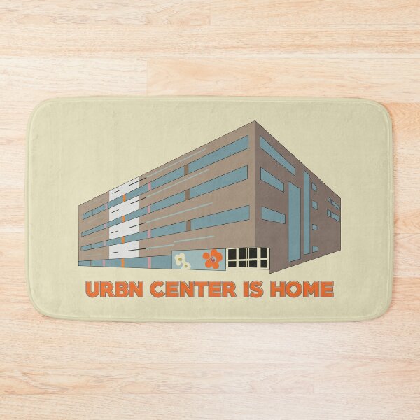 Item preview, URBN Center is Home (Philadelphia) - Simple Digital Sketch with Orange Text designed and sold by JD-PANDA.