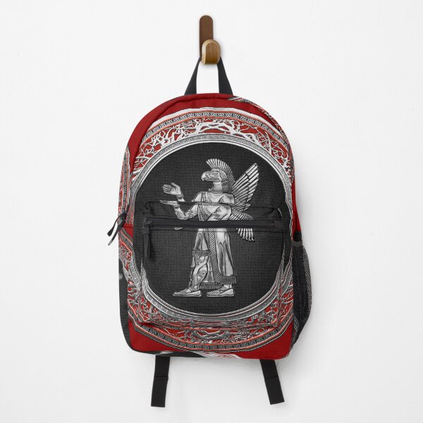 Item preview, Sumerian Deities - Silver God Ninurta over Red Velvet designed and sold by Serge Averbukh Art Studio.