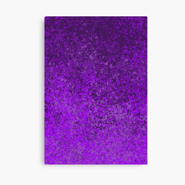 Purple Splatter Graphic Canvas Print