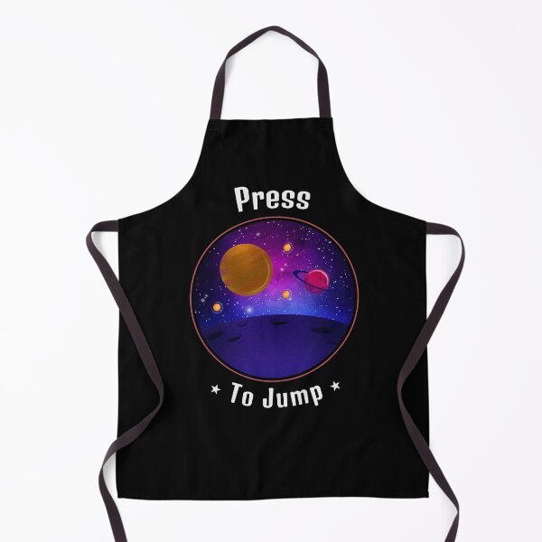 Item preview, Press space to jump, fun gaming design designed and sold by JonahGoebel.