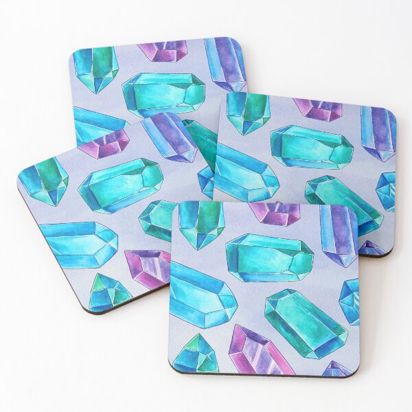 Item preview, Gems Gems Gems (cool tones) designed and sold by kelsicus.
