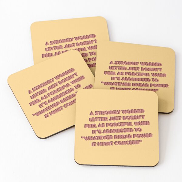 Item preview, A Strongly Worded Letter designed and sold by spappo.