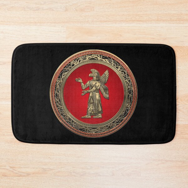Item preview, Sumerian Deities - Gold God Ninurta over Black Velvet designed and sold by Serge Averbukh Art Studio.