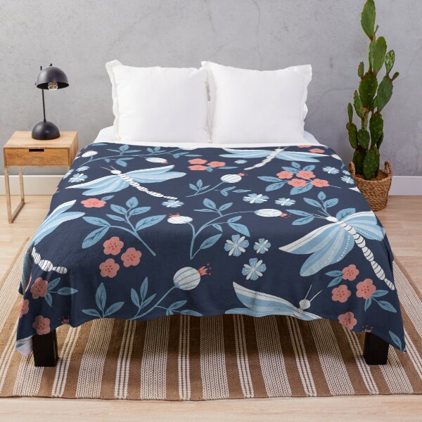 Item preview, Dragonflies in midnight summer designed and sold by Katbydesign.