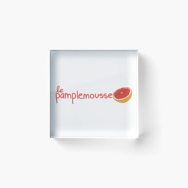 Aperçu de l'œuvre Le Pamplemousse: Pamplemousse en français créée et vendue par laladoodles.