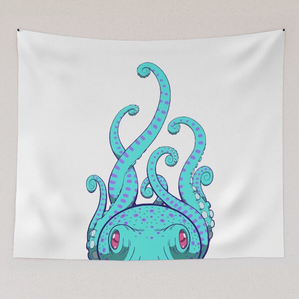 Item preview, Octopus (Blue) designed and sold by addy kart.