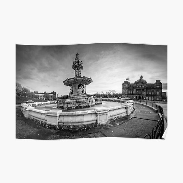 The Doulton Fountain, Glasgow Poster