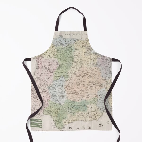 Item preview, Vintage Map of Spain (1842) designed and sold by BravuraMedia.
