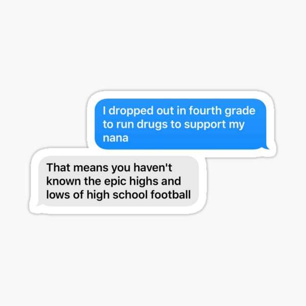 Highs and Lows of Highschool Football riverdale sticker Sticker