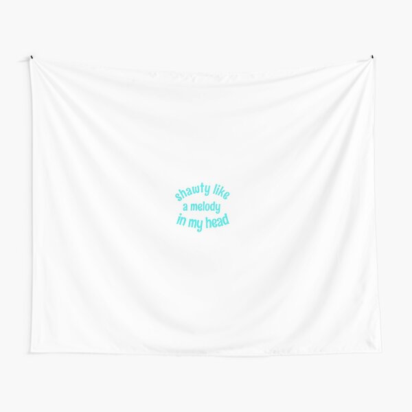 Shawty Like A Melody Meme Tapestry Wall Hanging Y2k Aesthetic Room