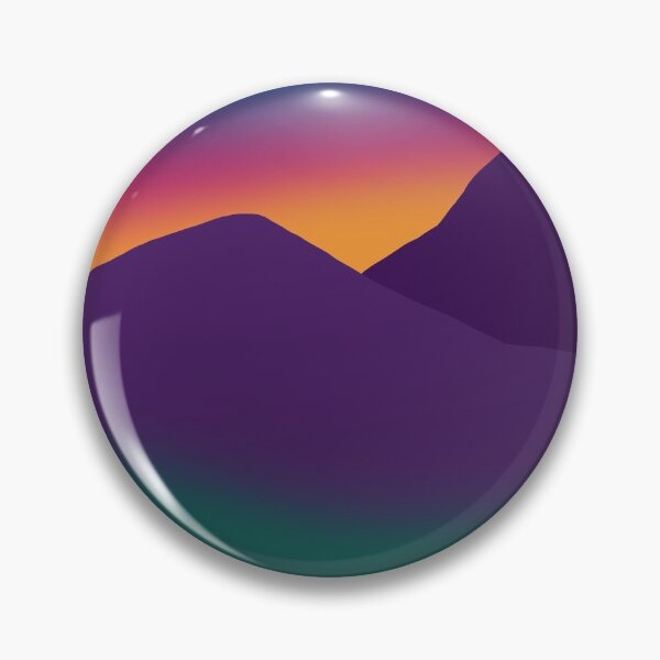 Item preview, Graphic Mountain sunset designed and sold by WildHerdz.