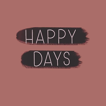 Artwork thumbnail, happy days by Reyaaa