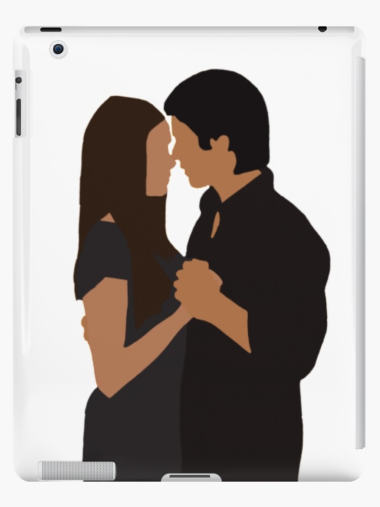 Damon and Elena Dancing at Miss Mystic Falls iPad Case & Skin for Sale by  alisejdesigns