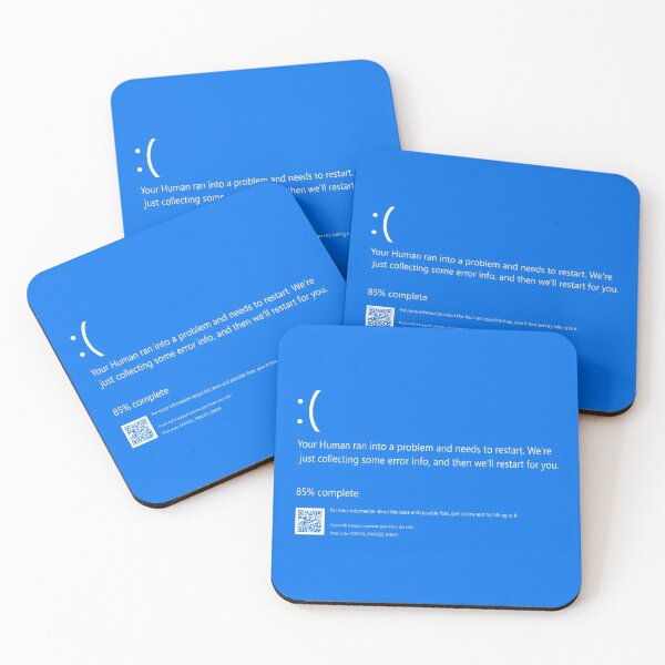 Item preview, blue screen of death - Human edition designed and sold by jc007.