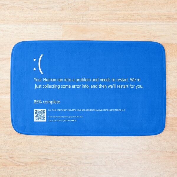 Item preview, blue screen of death - Human edition designed and sold by jc007.