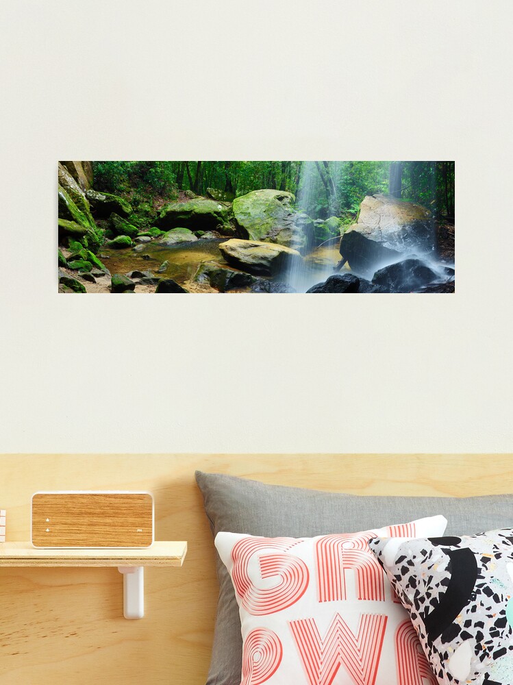Thumbnail 2 of 3, Photographic Print, Horseshoe Falls, Hazelbrook, New South Wales, Australia designed and sold by Chockstone.