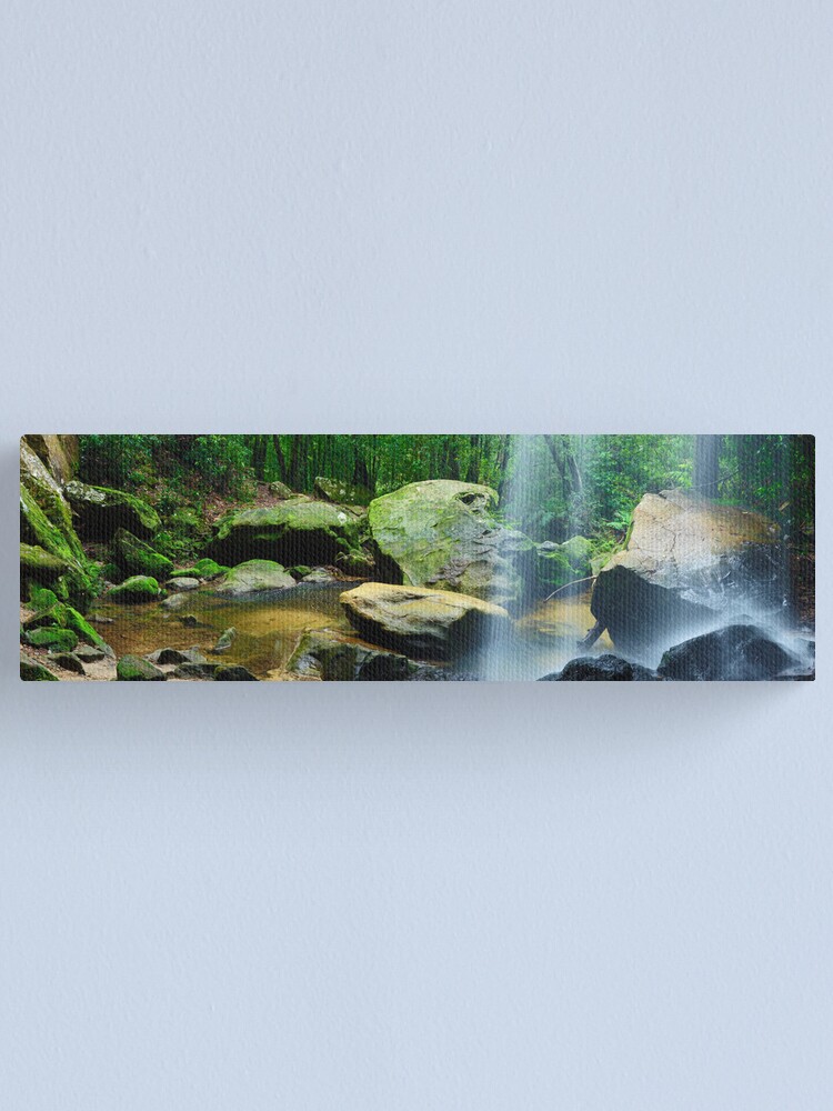Thumbnail 1 of 3, Canvas Print, Horseshoe Falls, Hazelbrook, New South Wales, Australia designed and sold by Chockstone.