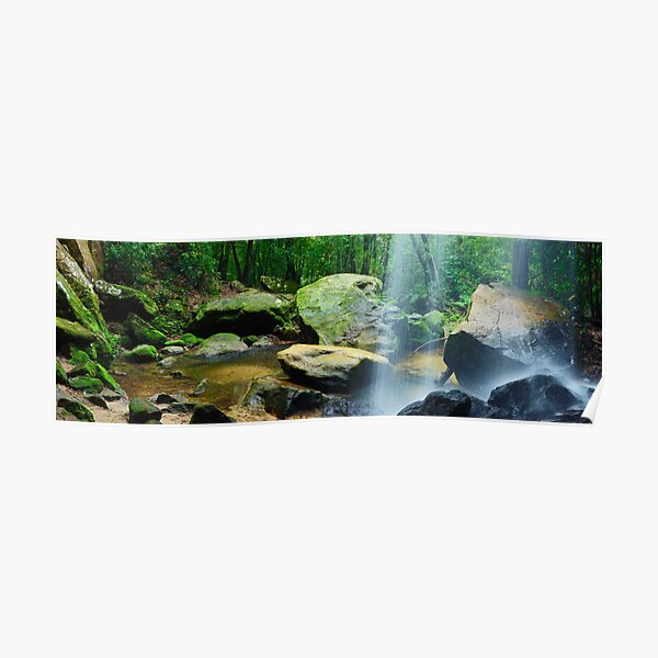 Horseshoe Falls, Hazelbrook, New South Wales, Australia Poster