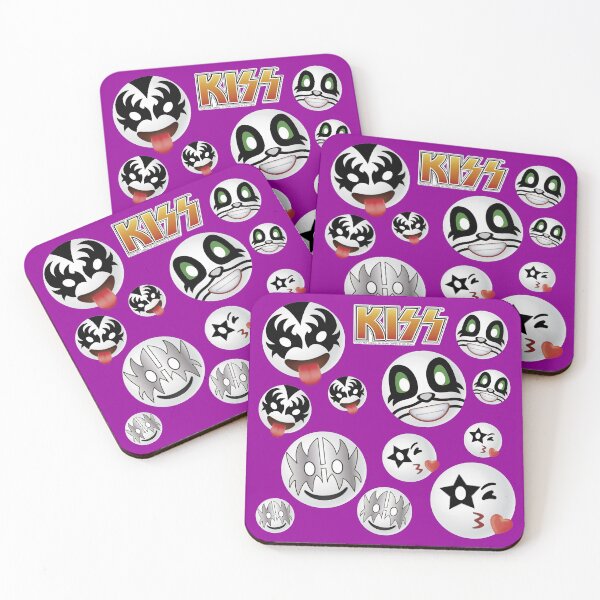 Item preview, Kiss band Pattern - Purple - Cute design for kids designed and sold by mimogoshopping.