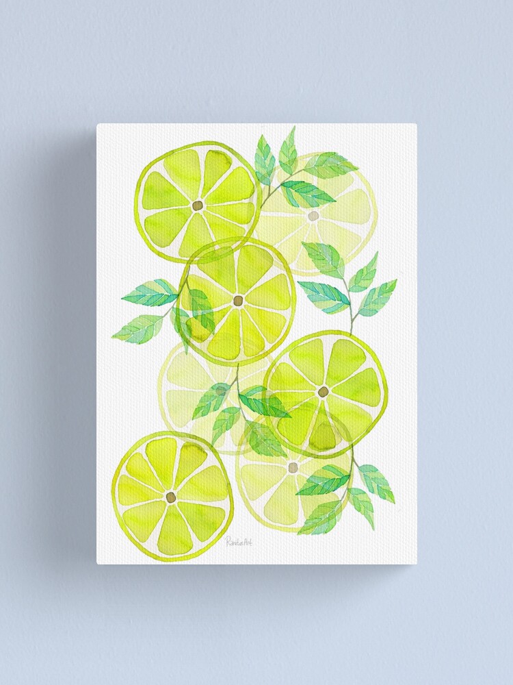 Thumbnail 1 of 3, Canvas Print, lemon designed and sold by RanitasArt.