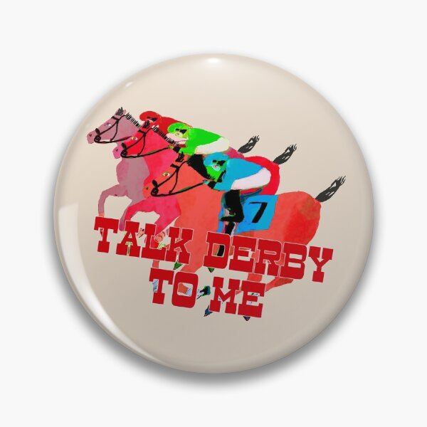 Item preview, Talk Derby to Me Horse Racing Design designed and sold by Ginny Luttrell.
