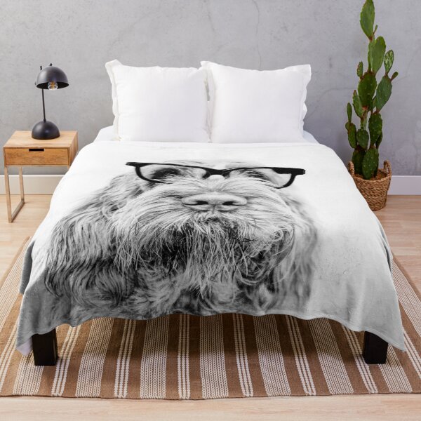 Intelligent friend Spinone Throw Blanket