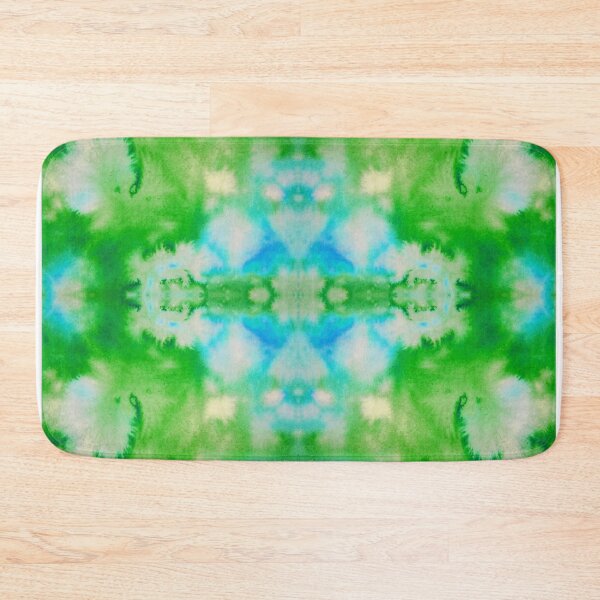 Item preview, Blue Green Batik Tie dye pattern mask, t-shirt V3 designed and sold by blastshmucks.