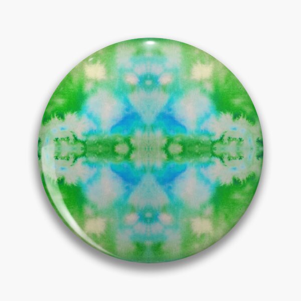 Item preview, Blue Green Batik Tie dye pattern mask, t-shirt V3 designed and sold by blastshmucks.