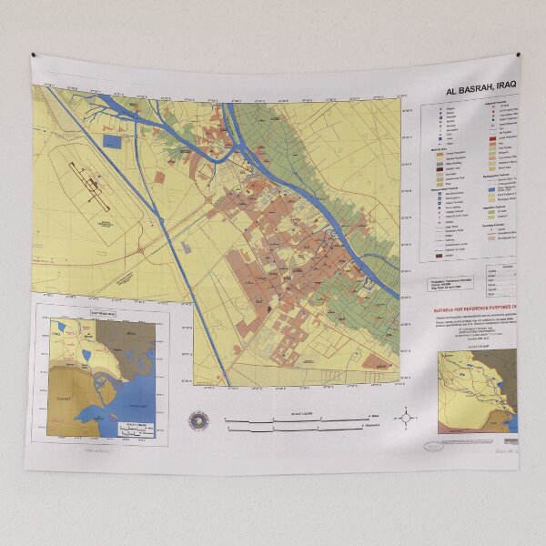 Item preview, Al Basrah, Iraq Map (2003) designed and sold by allhistory.
