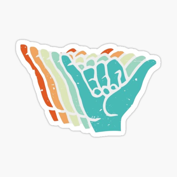 "Yolo hand sign" Sticker for Sale by Keziamaisie Redbubble