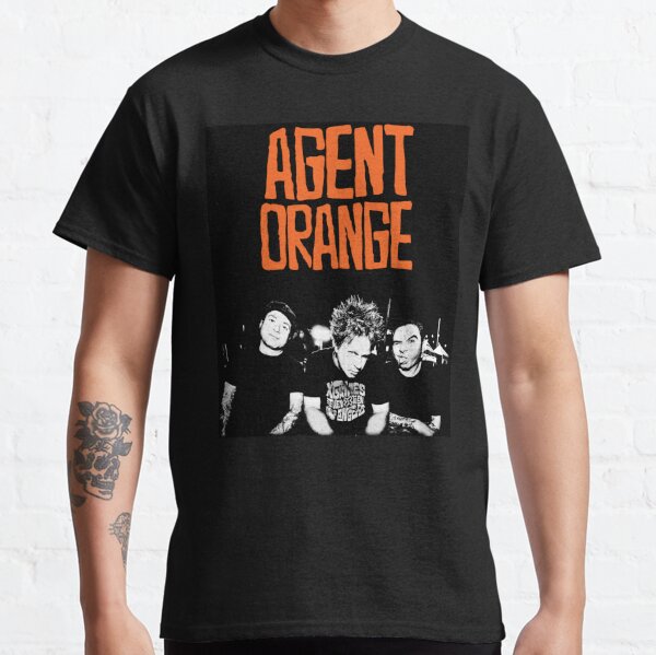 Agent Orange Music Band T Shirt By Johnnylang48 Redbubble