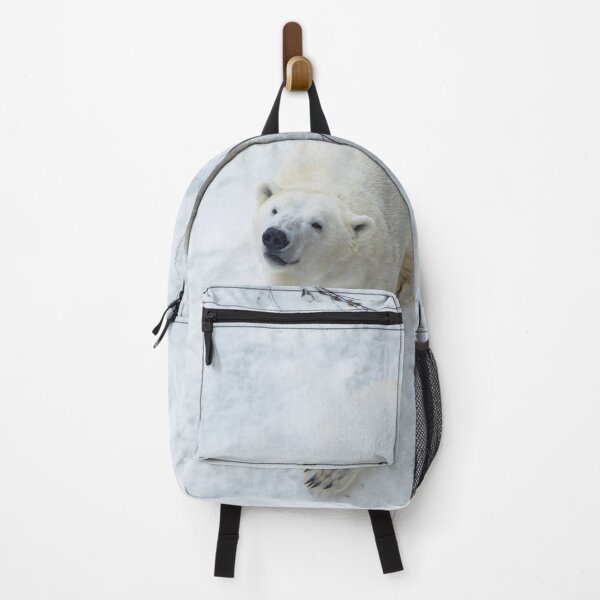 Item preview, Polar bear in snow and looking up designed and sold by HTPOP.