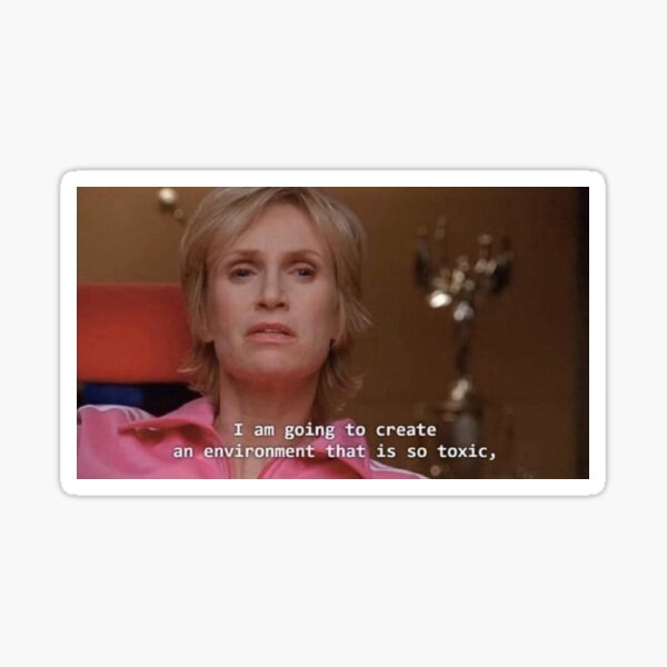 Glee Sue Sylvester Meme Sticker By Shopkoolthing Redbubble