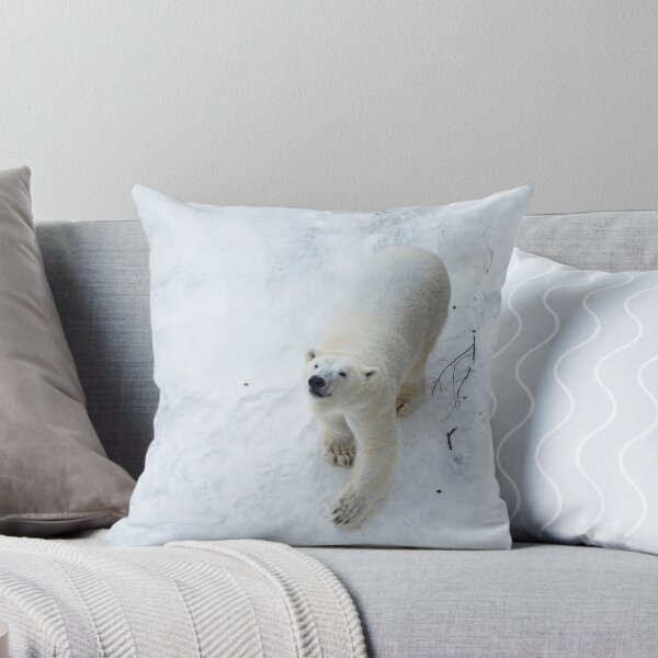 Item preview, Polar bear in snow and looking up  designed and sold by HTPOP.
