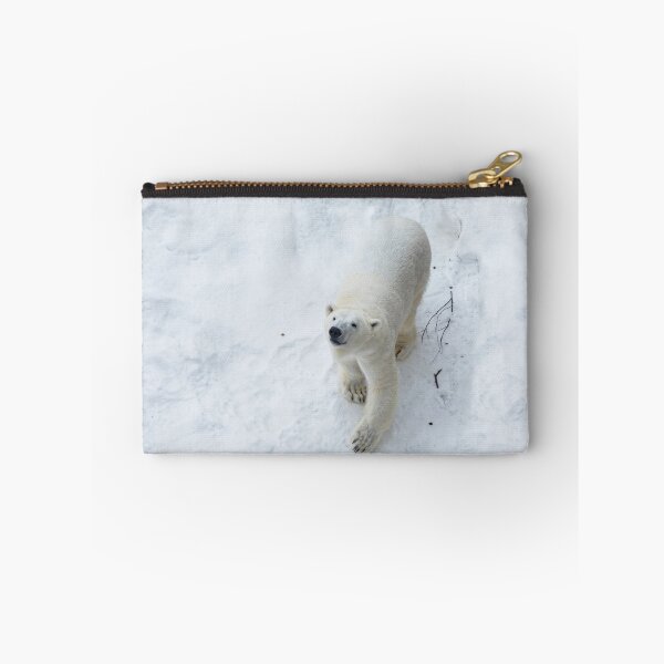 Item preview, Polar bear in snow and looking up  designed and sold by HTPOP.