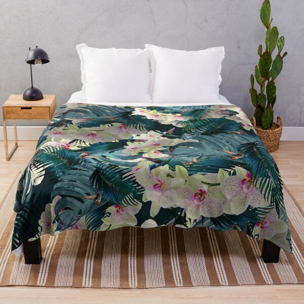 Item preview, Orchids and hummingbirds designed and sold by OkopipiDesign.