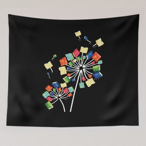 Item preview, Dandelion Books Flower Floral - Cute Reading Fan - Reader designed and sold by Dressed For  Duty.