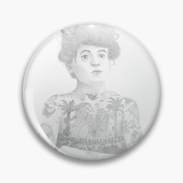Item preview, The Tattooed Lady (Maud Wagner) designed and sold by Kailey Slemp.