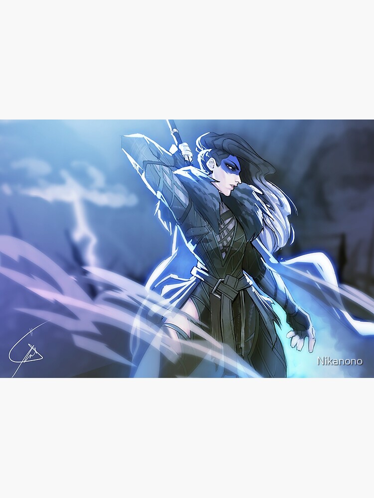 "Critical Role: Yasha " Poster by Nikanono | Redbubble