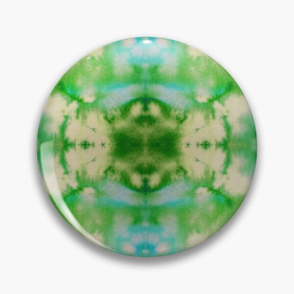 Item preview, Blue Green Batik Tie dye pattern mask, t-shirt V4 designed and sold by blastshmucks.