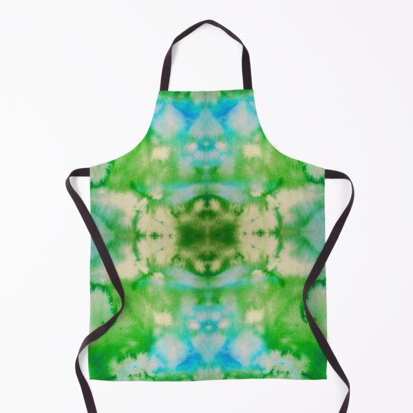 Item preview, Blue Green Batik Tie dye pattern mask, t-shirt V4 designed and sold by blastshmucks.