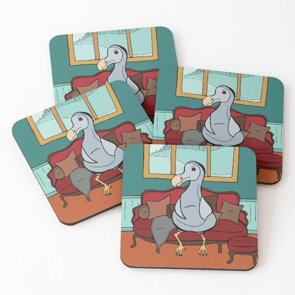 Item preview, Dodo Hanging Out in a Fancy House designed and sold by Otter-Grotto.