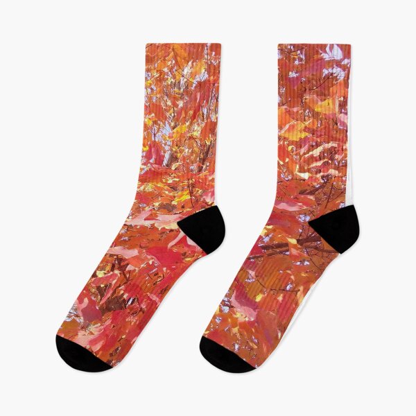 Item preview, Red Autumn Leaves designed and sold by Dodie the Llama Designs.