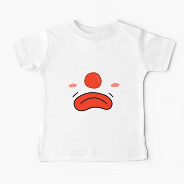 Clowny Baby T Shirts Redbubble - clown nose roblox code