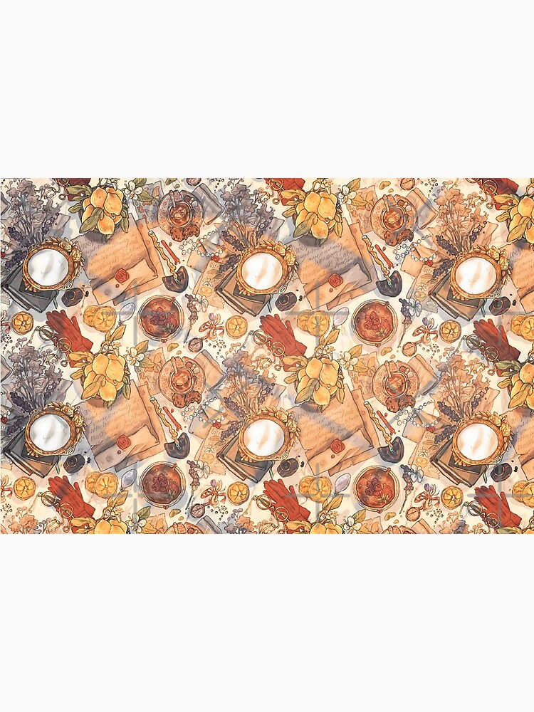Messy Vintage Desk Pattern by ConfusedSwedes