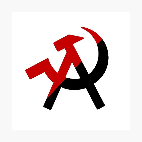 Anarcho Communism Symbol Photographic Print By Tsfea Redbubble