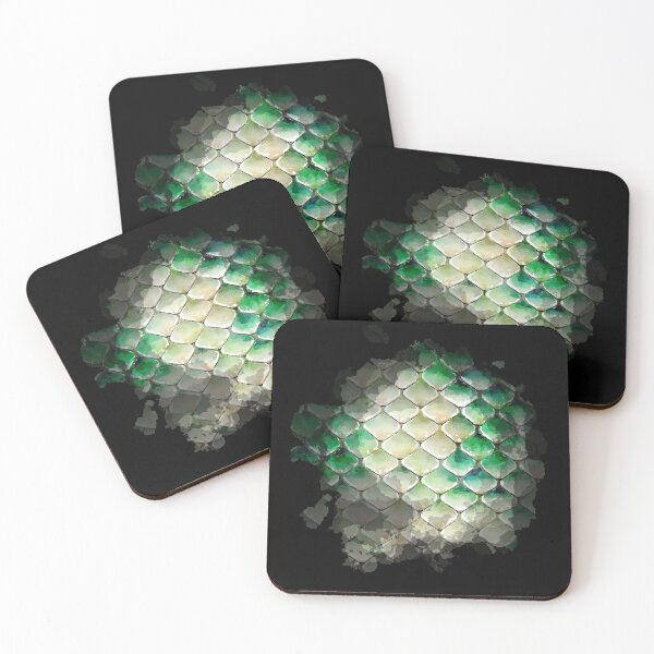 Item preview, Green Snake Skin Splash Pattern  designed and sold by UniQueensShop.