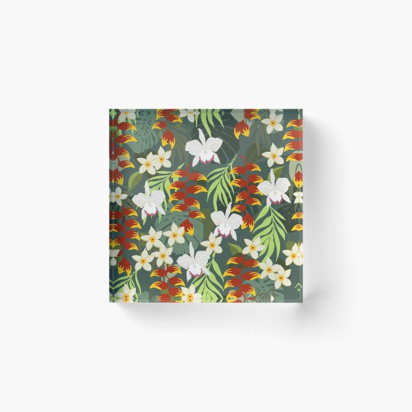 Item preview, Tropical Flowers and leaves  designed and sold by Kita  Telles.