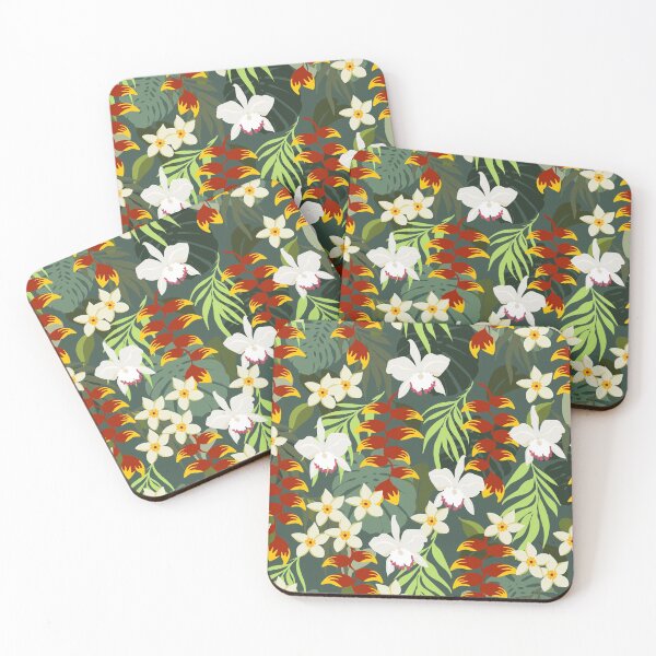 Item preview, Tropical Flowers and leaves  designed and sold by Kita  Telles.